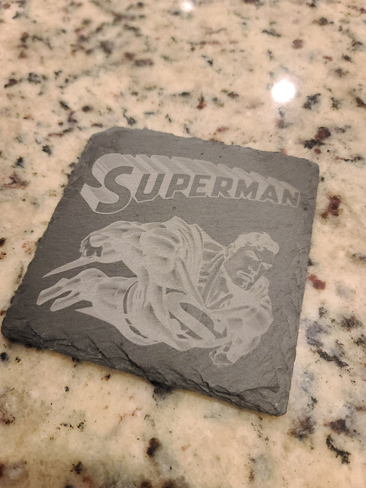 Custom Slate Coasters (4 Pack) - Single Design